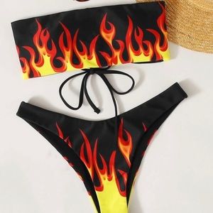 Flame bikini